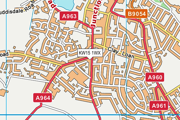 KW15 1WX map - OS VectorMap District (Ordnance Survey) KW15 1WX map - OS VectorMap District (Ordnance Survey)