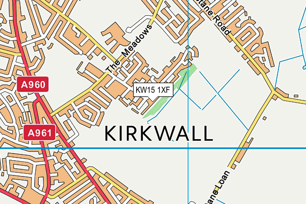 KW15 1XF map - OS VectorMap District (Ordnance Survey) KW15 1XF map - OS VectorMap District (Ordnance Survey)