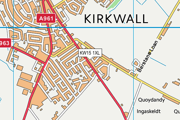 KW15 1XL map - OS VectorMap District (Ordnance Survey) KW15 1XL map - OS VectorMap District (Ordnance Survey)