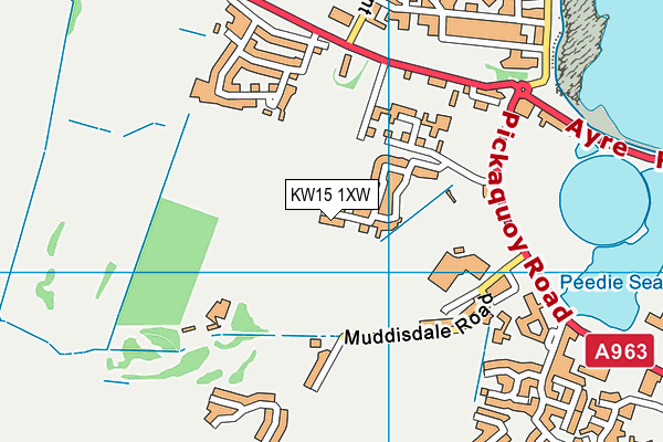 KW15 1XW map - OS VectorMap District (Ordnance Survey) KW15 1XW map - OS VectorMap District (Ordnance Survey)