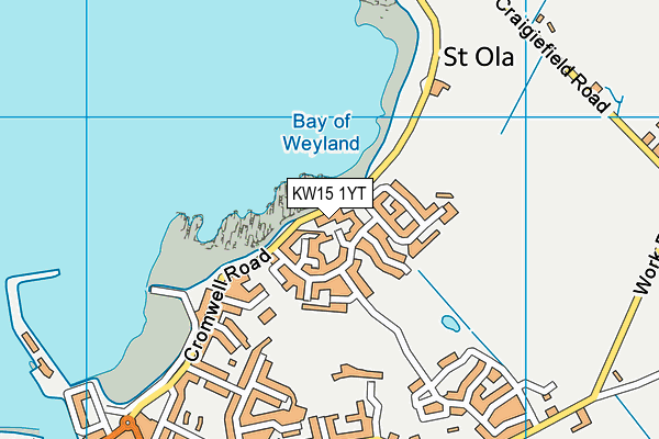 KW15 1YT map - OS VectorMap District (Ordnance Survey) KW15 1YT map - OS VectorMap District (Ordnance Survey)