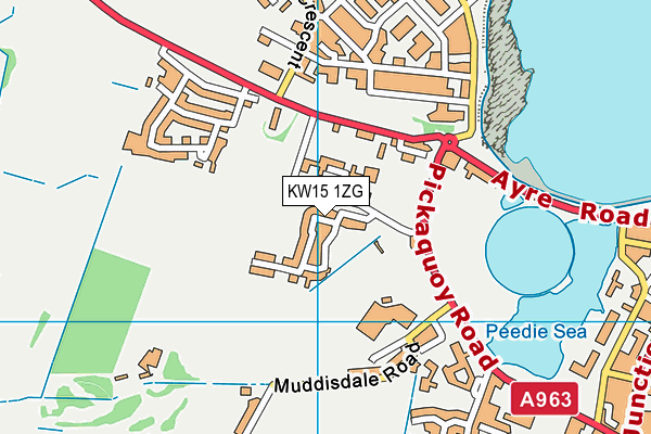 KW15 1ZG map - OS VectorMap District (Ordnance Survey) KW15 1ZG map - OS VectorMap District (Ordnance Survey)