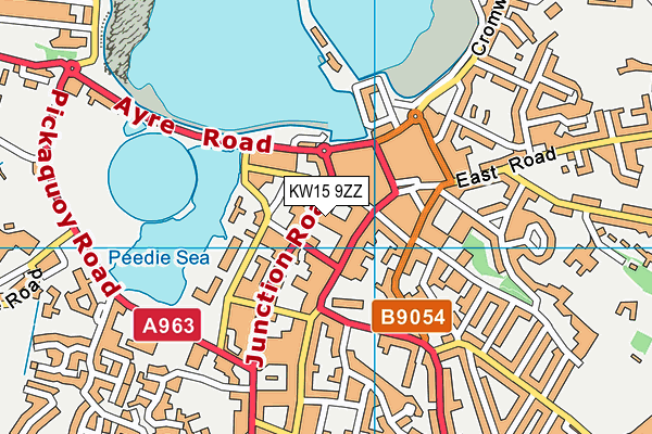 KW15 9ZZ map - OS VectorMap District (Ordnance Survey) KW15 9ZZ map - OS VectorMap District (Ordnance Survey)