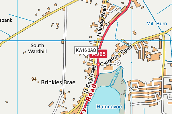 KW16 3AQ map - OS VectorMap District (Ordnance Survey) KW16 3AQ map - OS VectorMap District (Ordnance Survey)