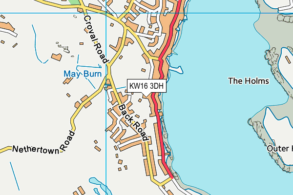 KW16 3DH map - OS VectorMap District (Ordnance Survey) KW16 3DH map - OS VectorMap District (Ordnance Survey)