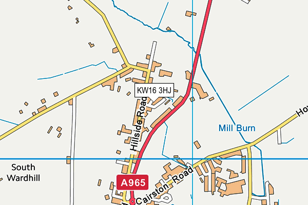 KW16 3HJ map - OS VectorMap District (Ordnance Survey) KW16 3HJ map - OS VectorMap District (Ordnance Survey)
