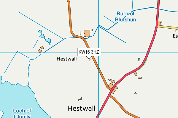 KW16 3HZ map - OS VectorMap District (Ordnance Survey) KW16 3HZ map - OS VectorMap District (Ordnance Survey)