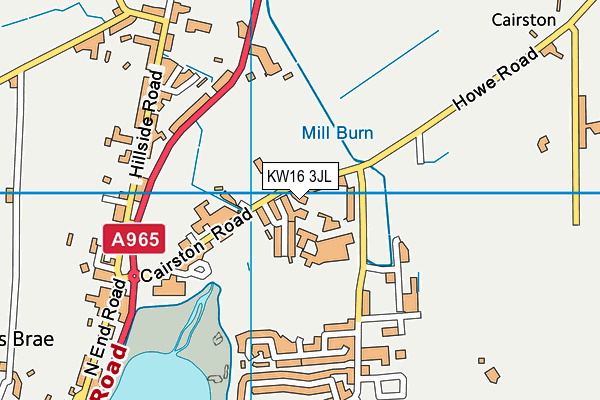 KW16 3JL map - OS VectorMap District (Ordnance Survey) KW16 3JL map - OS VectorMap District (Ordnance Survey)