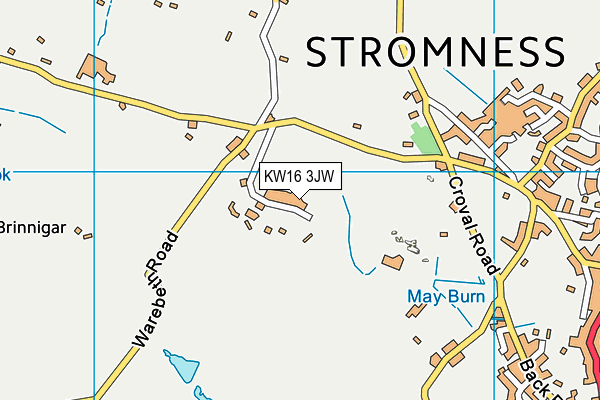 KW16 3JW map - OS VectorMap District (Ordnance Survey) KW16 3JW map - OS VectorMap District (Ordnance Survey)