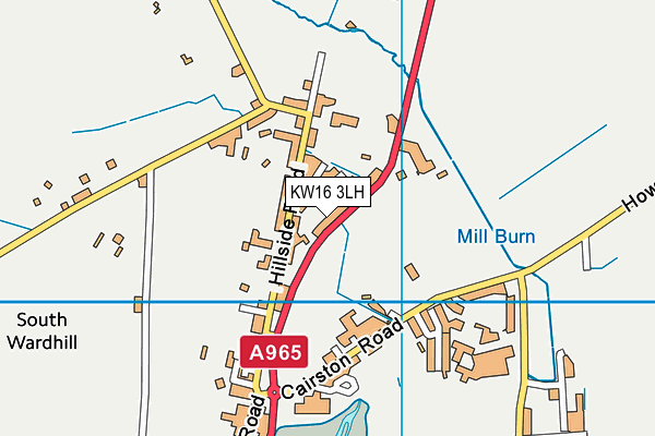KW16 3LH map - OS VectorMap District (Ordnance Survey) KW16 3LH map - OS VectorMap District (Ordnance Survey)