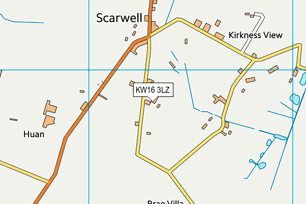 KW16 3LZ map - OS VectorMap District (Ordnance Survey) KW16 3LZ map - OS VectorMap District (Ordnance Survey)