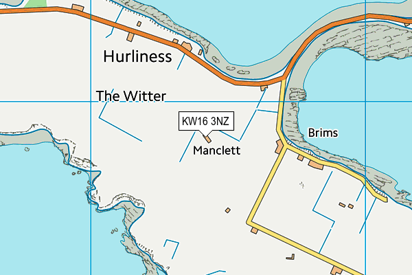 KW16 3NZ map - OS VectorMap District (Ordnance Survey) KW16 3NZ map - OS VectorMap District (Ordnance Survey)