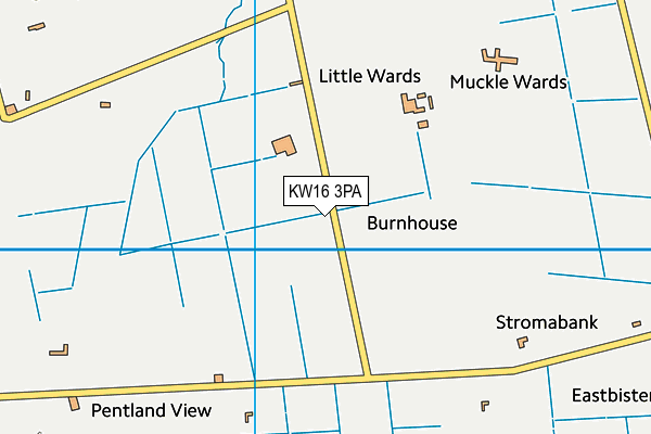 KW16 3PA map - OS VectorMap District (Ordnance Survey) KW16 3PA map - OS VectorMap District (Ordnance Survey)