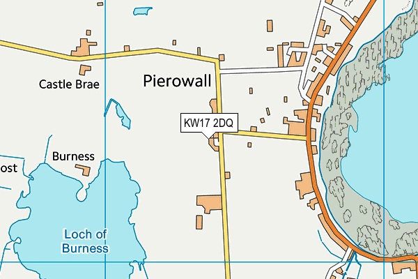 KW17 2DQ map - OS VectorMap District (Ordnance Survey)