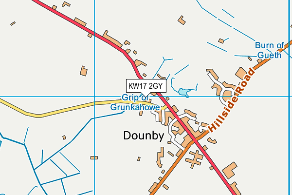 KW17 2GY map - OS VectorMap District (Ordnance Survey) KW17 2GY map - OS VectorMap District (Ordnance Survey)