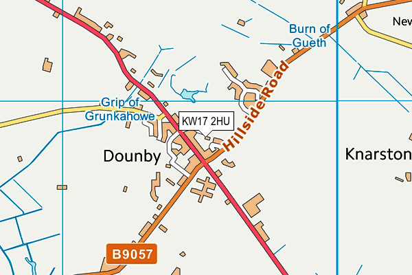 KW17 2HU map - OS VectorMap District (Ordnance Survey)
