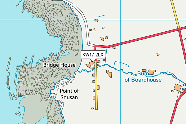 KW17 2LX map - OS VectorMap District (Ordnance Survey)