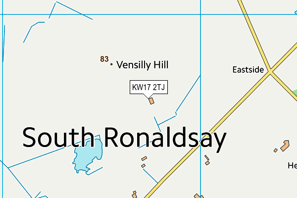 KW17 2TJ map - OS VectorMap District (Ordnance Survey)