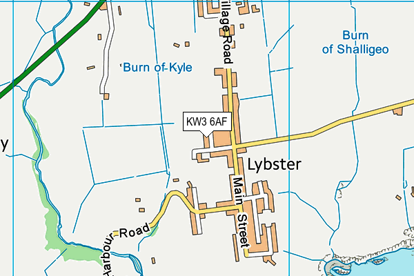 KW3 6AF map - OS VectorMap District (Ordnance Survey) KW3 6AF map - OS VectorMap District (Ordnance Survey)
