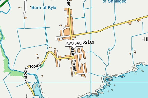 KW3 6AQ map - OS VectorMap District (Ordnance Survey) KW3 6AQ map - OS VectorMap District (Ordnance Survey)