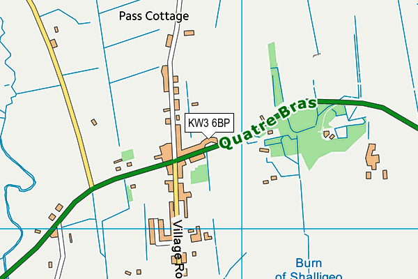 KW3 6BP map - OS VectorMap District (Ordnance Survey) KW3 6BP map - OS VectorMap District (Ordnance Survey)