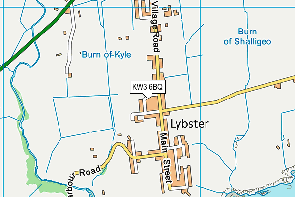 KW3 6BQ map - OS VectorMap District (Ordnance Survey) KW3 6BQ map - OS VectorMap District (Ordnance Survey)