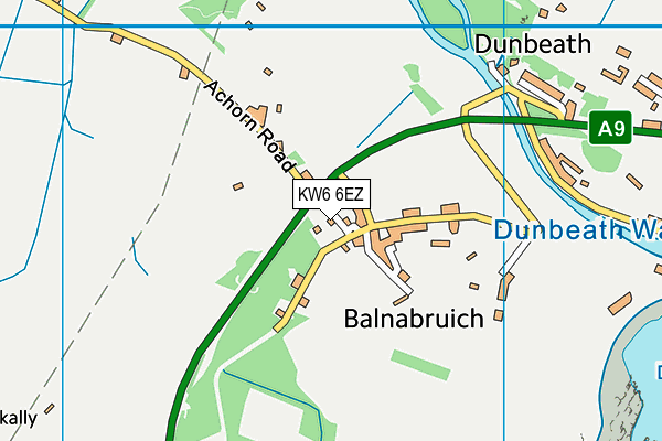 KW6 6EZ map - OS VectorMap District (Ordnance Survey) KW6 6EZ map - OS VectorMap District (Ordnance Survey)