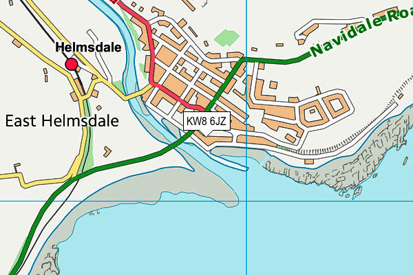 KW8 6JZ map - OS VectorMap District (Ordnance Survey) KW8 6JZ map - OS VectorMap District (Ordnance Survey)