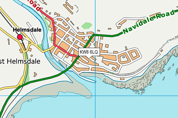 KW8 6LQ map - OS VectorMap District (Ordnance Survey) KW8 6LQ map - OS VectorMap District (Ordnance Survey)