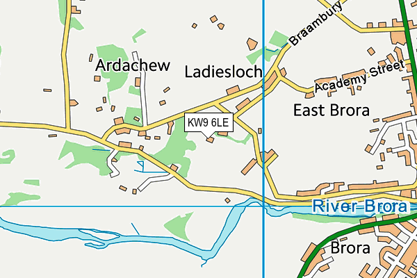 KW9 6LE map - OS VectorMap District (Ordnance Survey) KW9 6LE map - OS VectorMap District (Ordnance Survey)