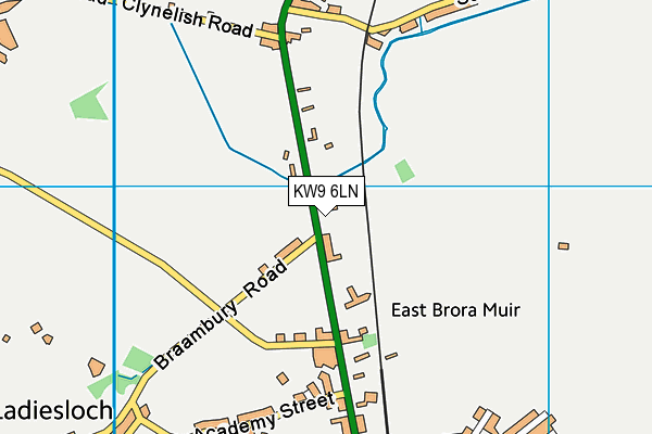 KW9 6LN map - OS VectorMap District (Ordnance Survey) KW9 6LN map - OS VectorMap District (Ordnance Survey)
