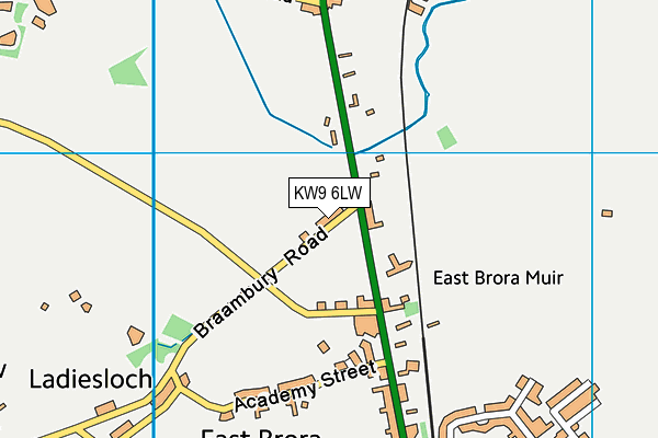 KW9 6LW map - OS VectorMap District (Ordnance Survey) KW9 6LW map - OS VectorMap District (Ordnance Survey)