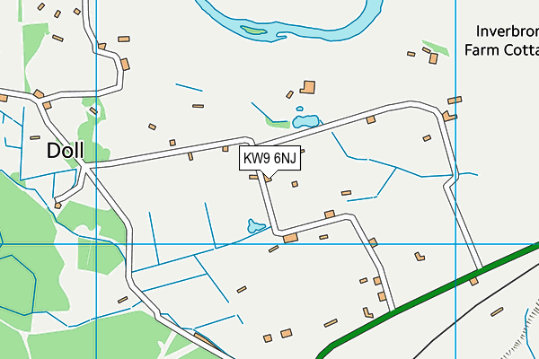 KW9 6NJ map - OS VectorMap District (Ordnance Survey) KW9 6NJ map - OS VectorMap District (Ordnance Survey)