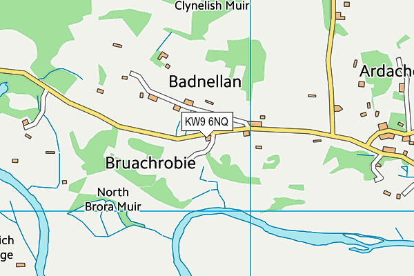 KW9 6NQ map - OS VectorMap District (Ordnance Survey) KW9 6NQ map - OS VectorMap District (Ordnance Survey)