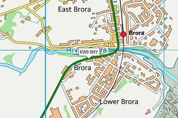 KW9 6NY map - OS VectorMap District (Ordnance Survey)