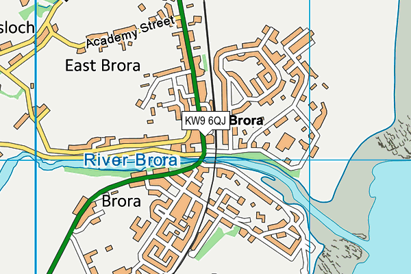 KW9 6QJ map - OS VectorMap District (Ordnance Survey)