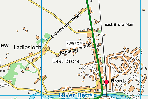 KW9 6QP map - OS VectorMap District (Ordnance Survey) KW9 6QP map - OS VectorMap District (Ordnance Survey)
