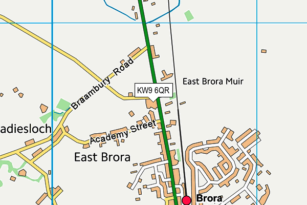 KW9 6QR map - OS VectorMap District (Ordnance Survey) KW9 6QR map - OS VectorMap District (Ordnance Survey)