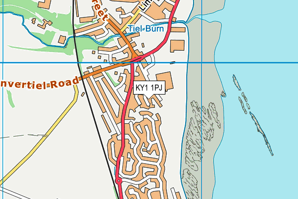 KY1 1PJ map - OS VectorMap District (Ordnance Survey) KY1 1PJ map - OS VectorMap District (Ordnance Survey)