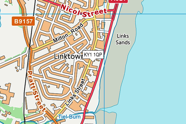 KY1 1QP map - OS VectorMap District (Ordnance Survey) KY1 1QP map - OS VectorMap District (Ordnance Survey)
