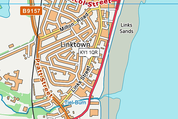 KY1 1QR map - OS VectorMap District (Ordnance Survey) KY1 1QR map - OS VectorMap District (Ordnance Survey)