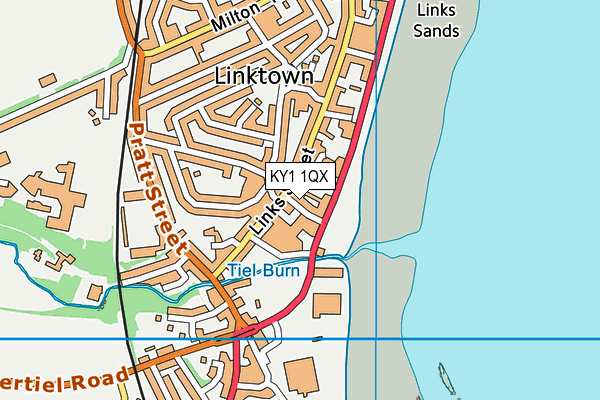 KY1 1QX map - OS VectorMap District (Ordnance Survey) KY1 1QX map - OS VectorMap District (Ordnance Survey)