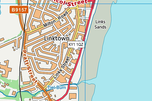 KY1 1QZ map - OS VectorMap District (Ordnance Survey) KY1 1QZ map - OS VectorMap District (Ordnance Survey)