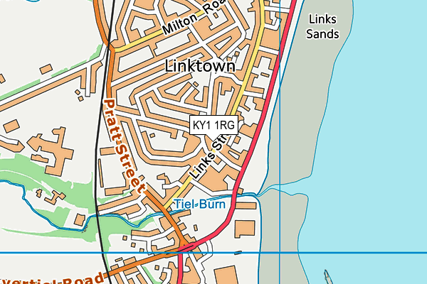KY1 1RG map - OS VectorMap District (Ordnance Survey) KY1 1RG map - OS VectorMap District (Ordnance Survey)