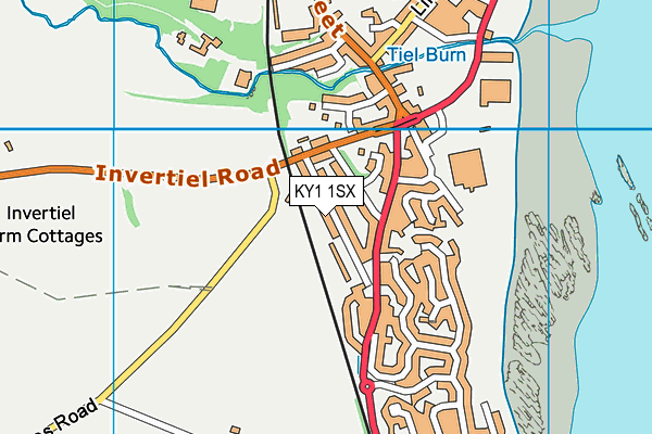 KY1 1SX map - OS VectorMap District (Ordnance Survey) KY1 1SX map - OS VectorMap District (Ordnance Survey)