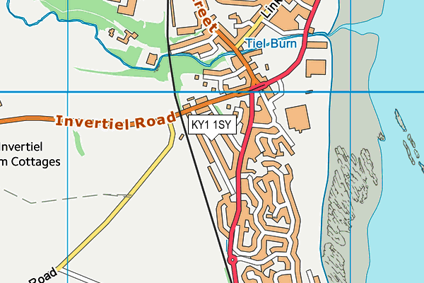 KY1 1SY map - OS VectorMap District (Ordnance Survey) KY1 1SY map - OS VectorMap District (Ordnance Survey)