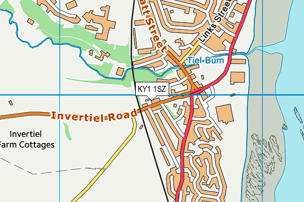 KY1 1SZ map - OS VectorMap District (Ordnance Survey) KY1 1SZ map - OS VectorMap District (Ordnance Survey)