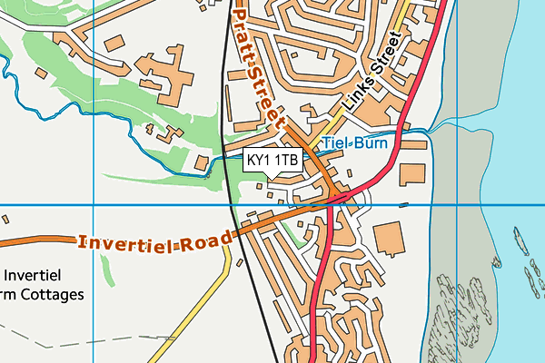 KY1 1TB map - OS VectorMap District (Ordnance Survey)