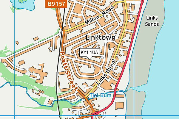 KY1 1UA map - OS VectorMap District (Ordnance Survey) KY1 1UA map - OS VectorMap District (Ordnance Survey)