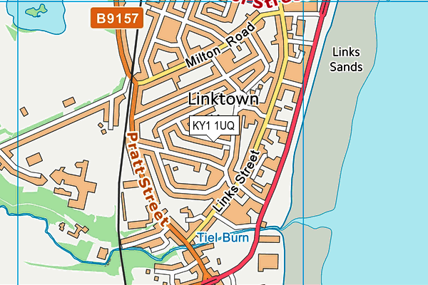 KY1 1UQ map - OS VectorMap District (Ordnance Survey) KY1 1UQ map - OS VectorMap District (Ordnance Survey)